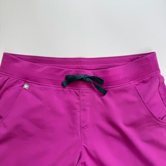 FIGS Zamora 2.0 Jogger Scrub Pants Bright Fuchsia Women’s Large NWT Rare Retired - Picture 11 of 14
